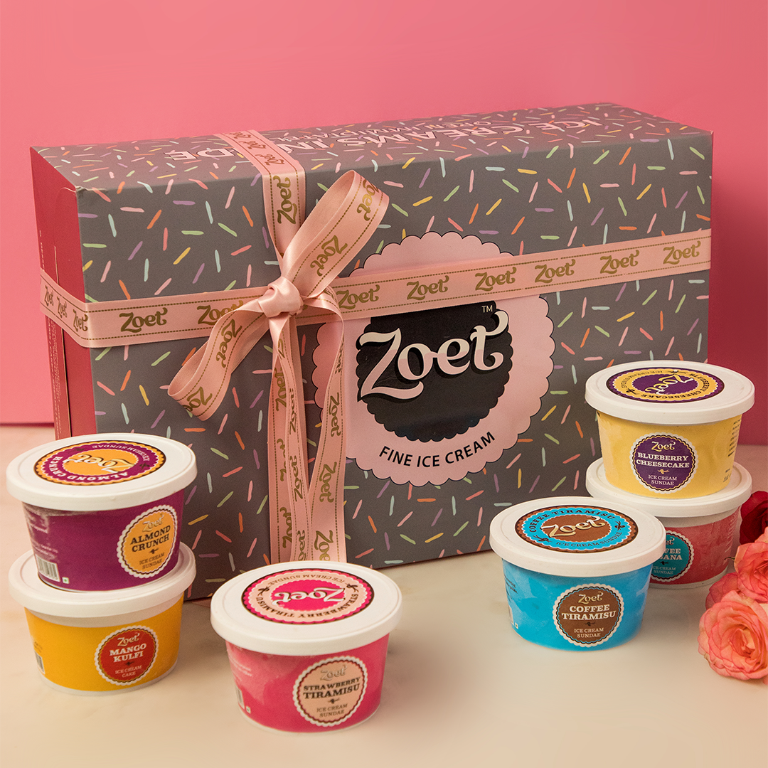 Set of 6 Small Ice Cream Gift Box